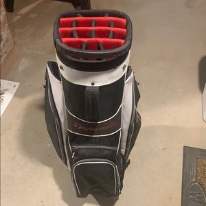 Taylor Made golf bag.
